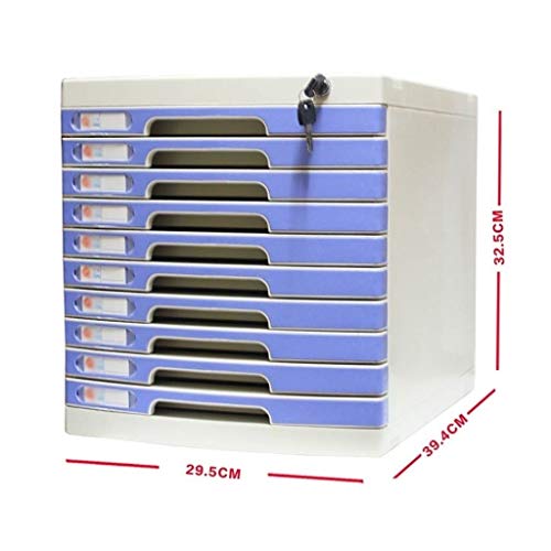 10-Layer Flat File Cabinet with Lock U567
