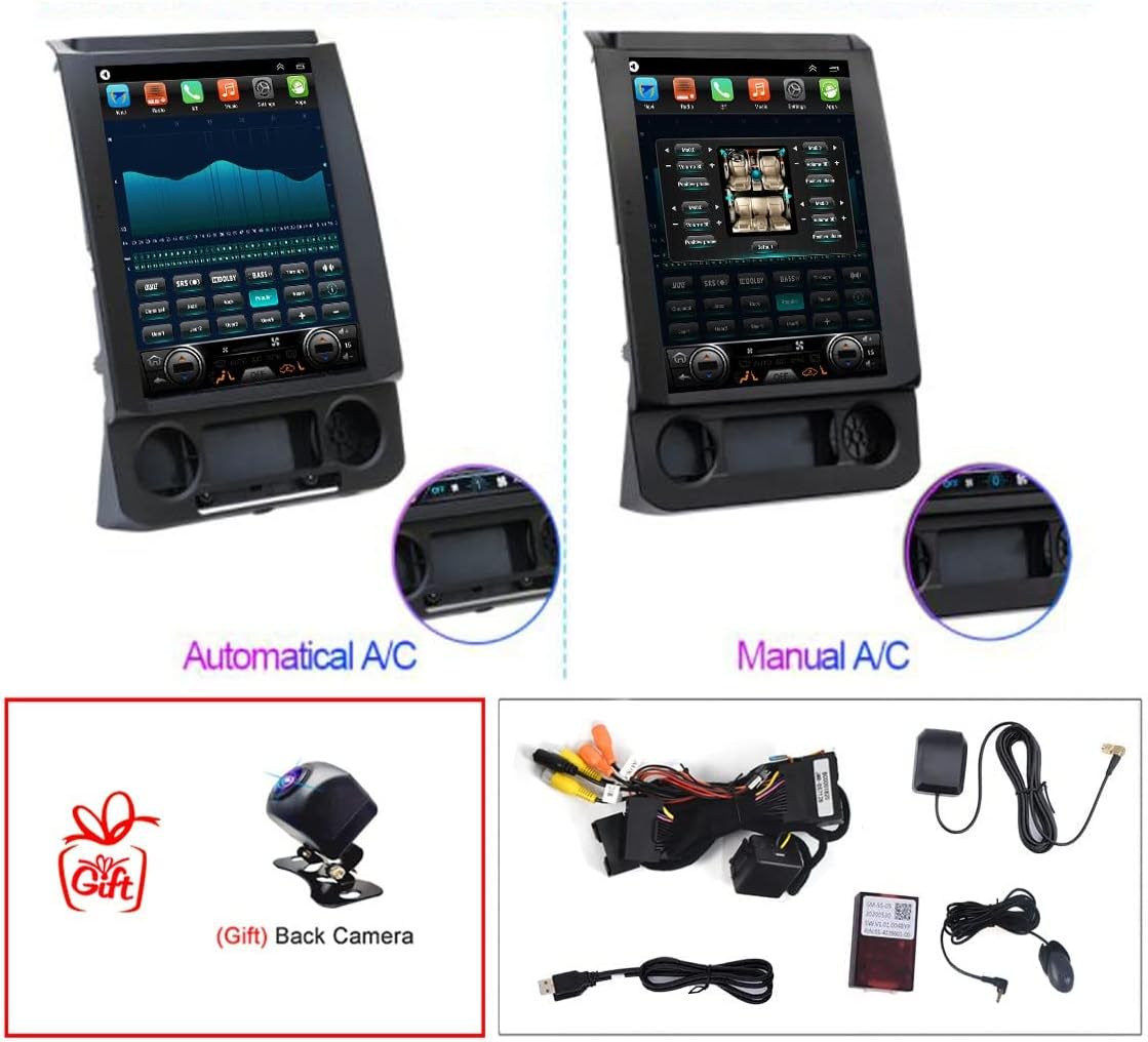 12.1inch Touch Screen Car Stereo Navigation with Wireless Carplay T84266