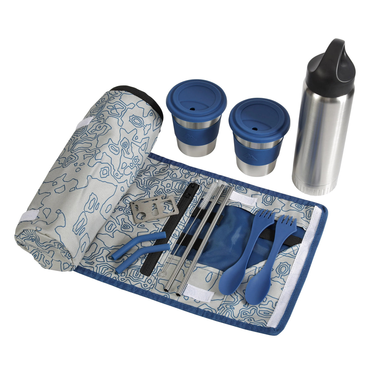 10 Piece Reusable Cutlery & Drinkware Combo Set R821256
