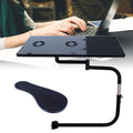 Adjustable Laptop Holder Keyboard Mount with USB Fan and Mouse Mat O287007