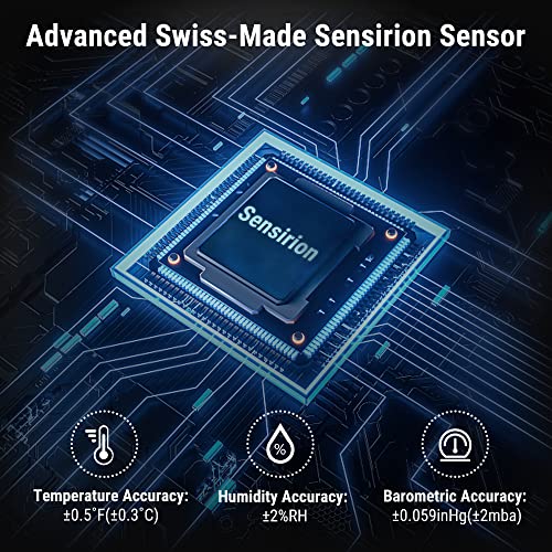 1000FT Wireless Indoor Outdoor Weather Thermometer with Forecast U1679