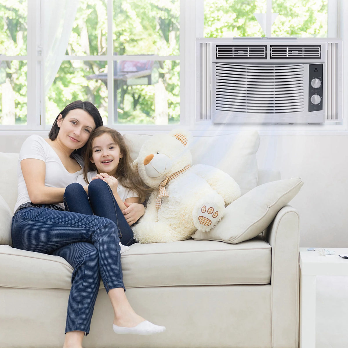 115V Window-Mounted Air Conditioner 6,000 BTU with Remote Control O3602