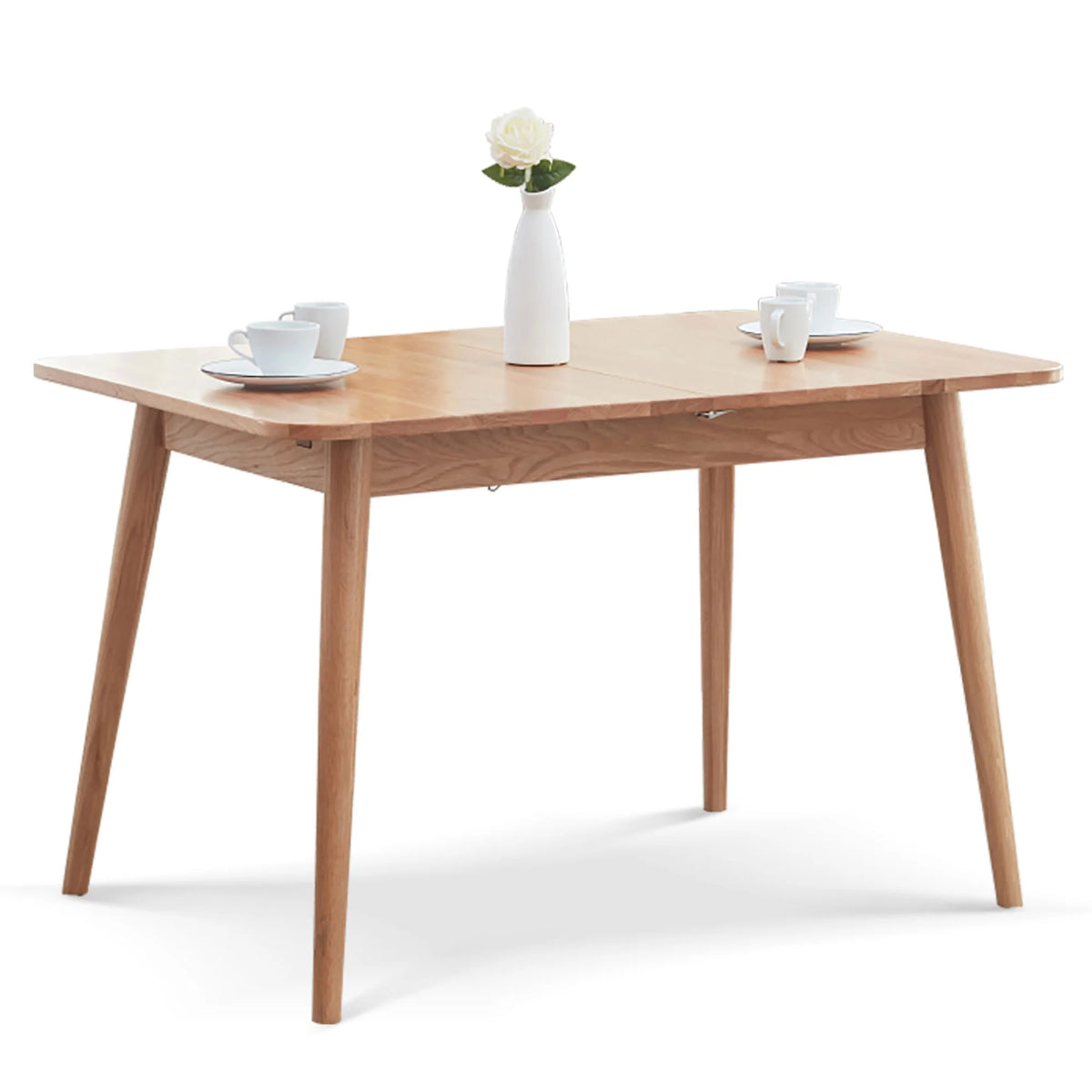 Solid Wood Dining Table for 6-8 People Light Oak M790778