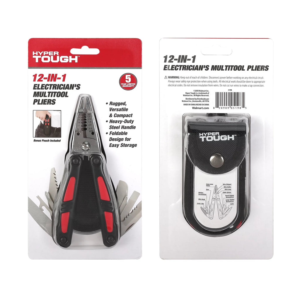 12-in-1 Electrician Multitool with Carry Case I4012