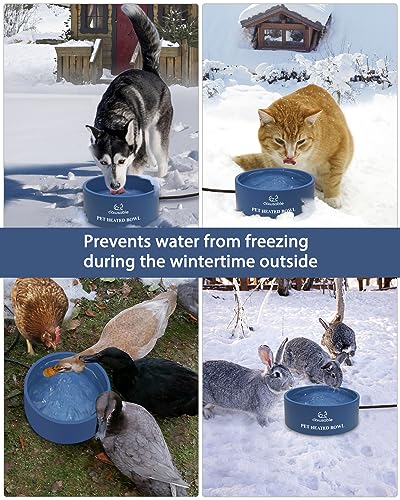 108 OZ 30 Watts Heated Water Bowl U3315