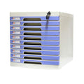 10-Layer Flat File Cabinet with Lock U567
