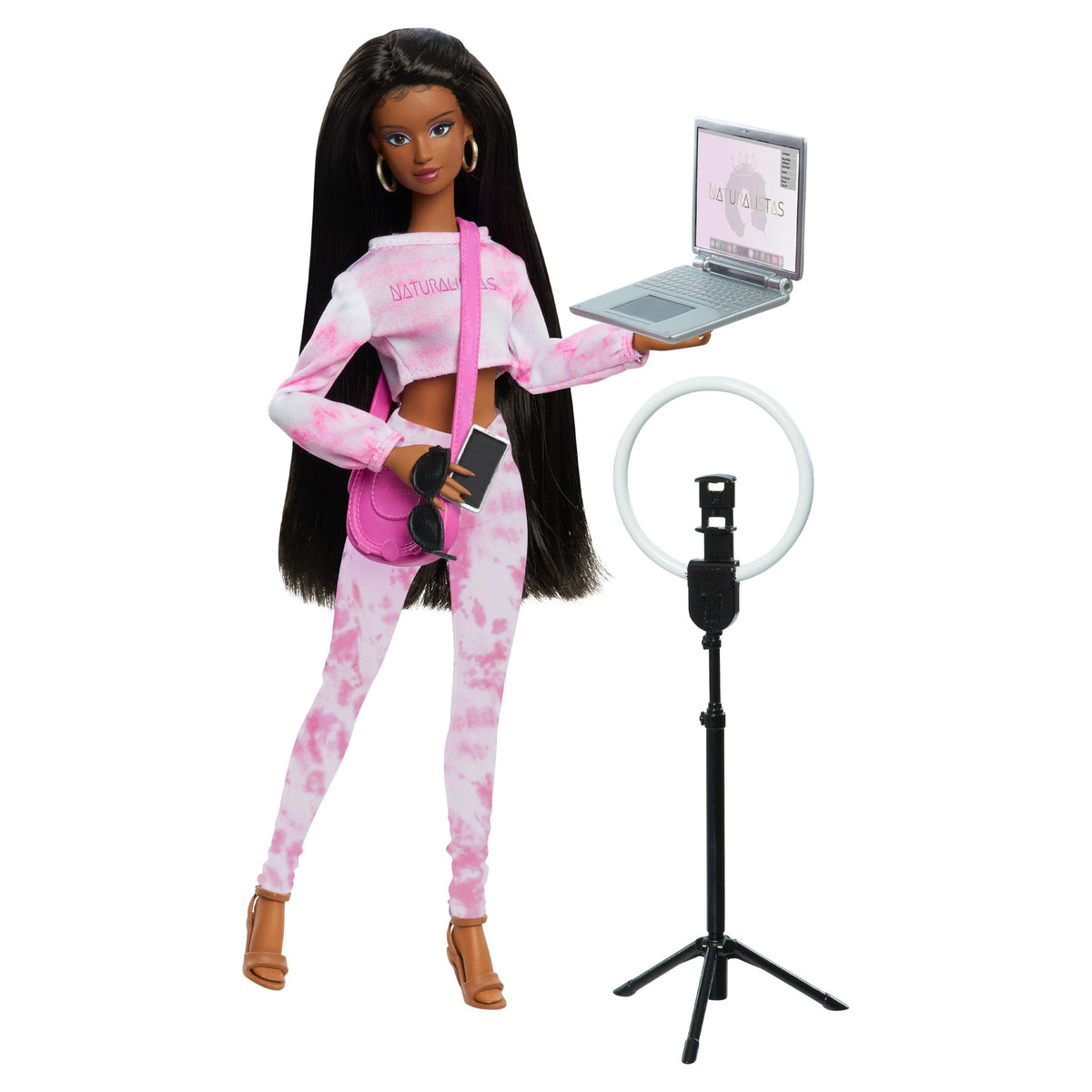 11.5-inch Fashion Doll with 4B Textured Hair, Medium Brown Skin Tone B4068