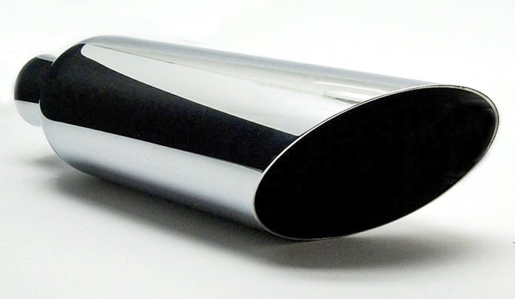 Chrome Plated Slant Cut Exhaust Tip V82132