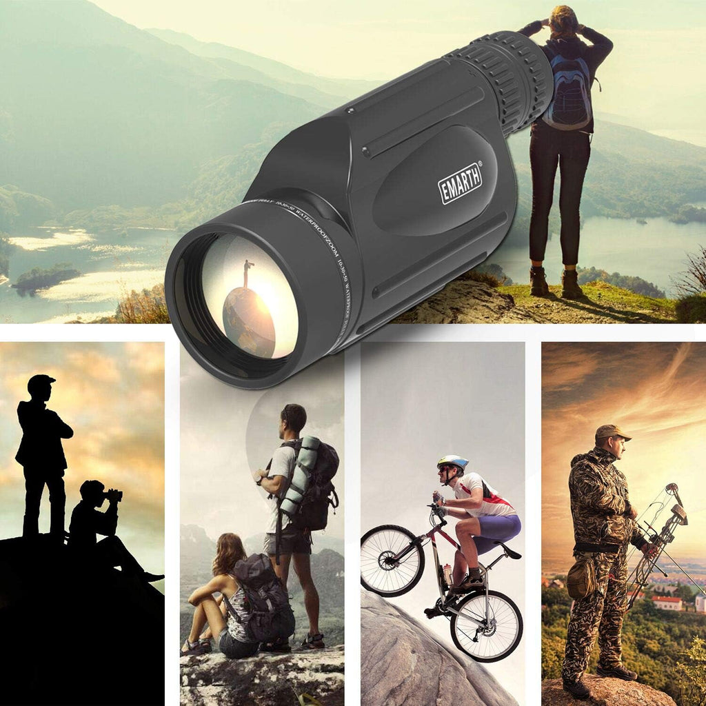 10-30X50 Zoom Monocular Telescope BAK4 Prism Waterproof V11105