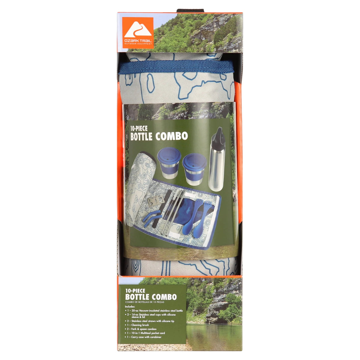 10 Piece Reusable Cutlery & Drinkware Combo Set R821256