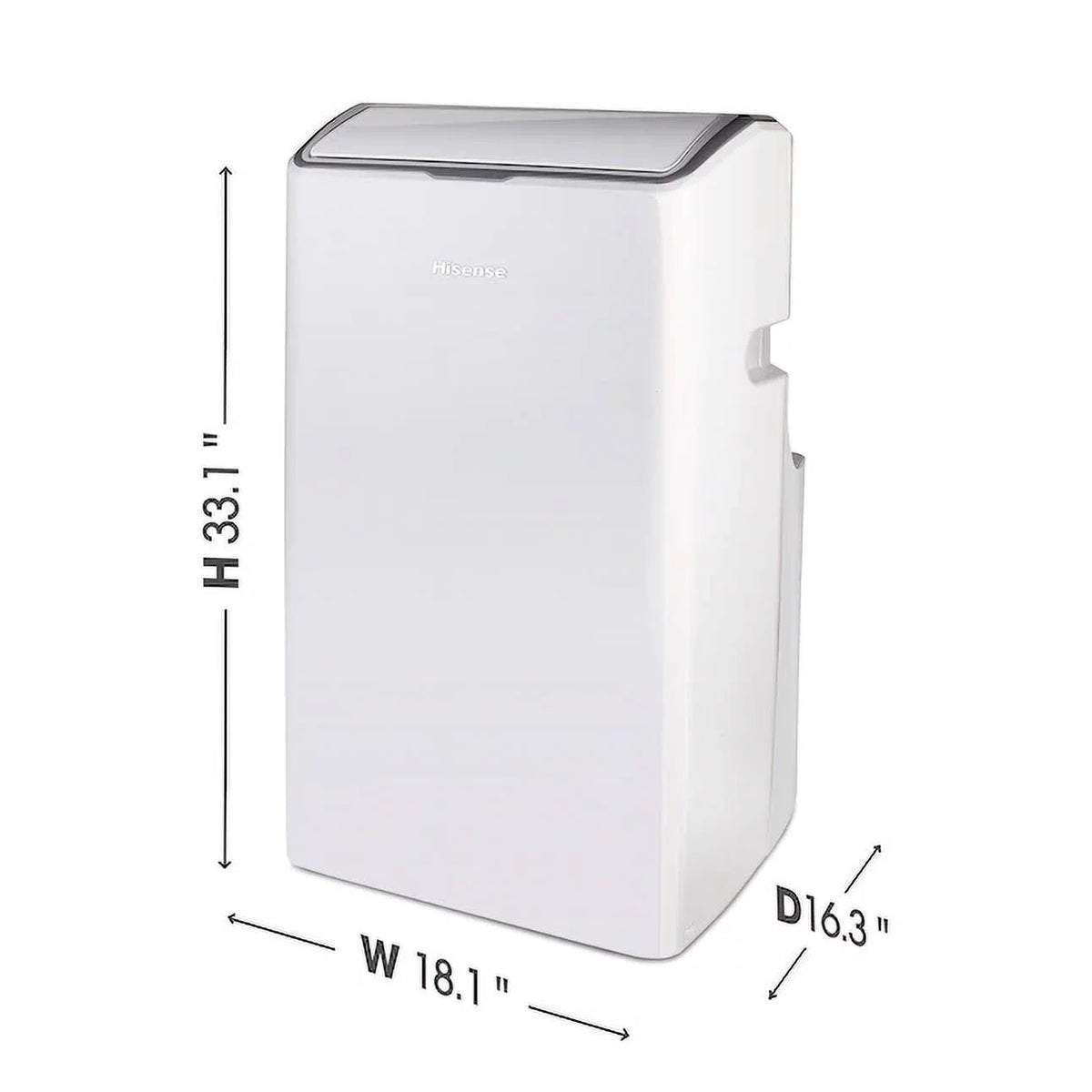 12,000 BTU 115V Portable Air Conditioner with Wifi, White A9817