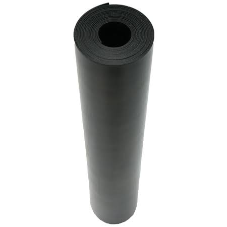 Black 3/16 in. x 36 in. x 96 in. Rubber Sheet M15945