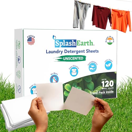 120 Loads Laundry Detergent Sheets C682521