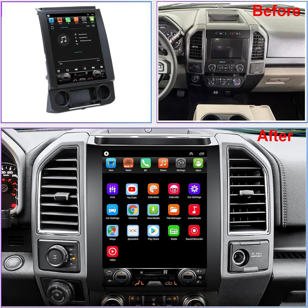 12.1inch Touch Screen Car Stereo Navigation with Wireless Carplay T84266