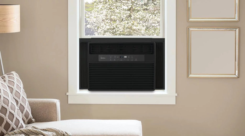 10,000 BTU 115V Smart Window AC with Remote, White U2617