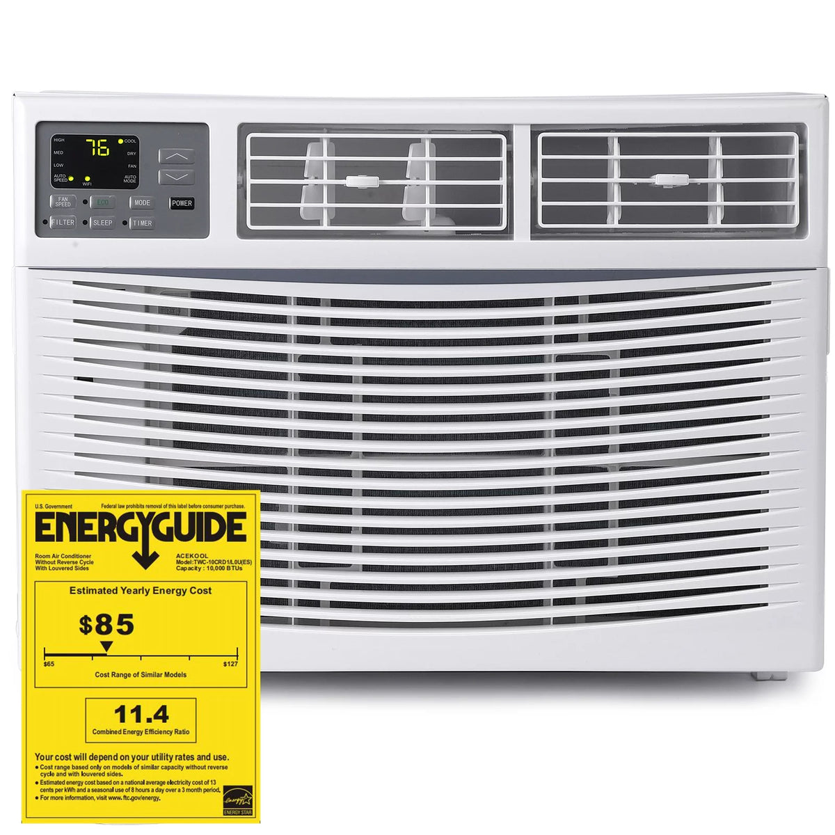 115V Window-Mounted Air Conditioner 6,000 BTU with Remote Control O3602