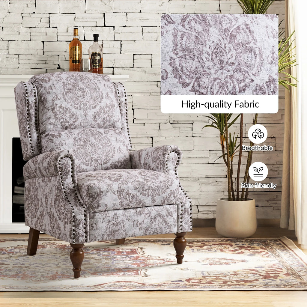 Set of 2 Upholstered Recliner Chairs R445