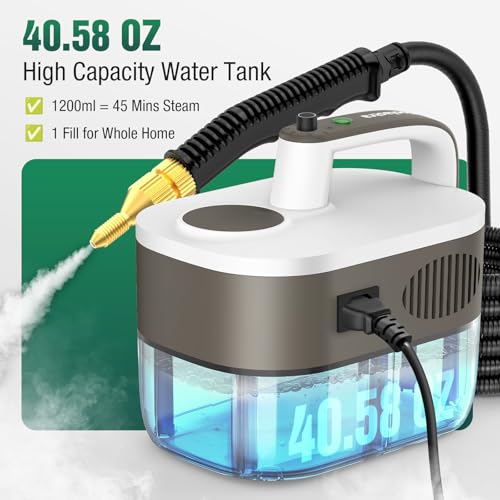 10s Rapid Heating 1.2L Handheld Steam Cleaner A164897