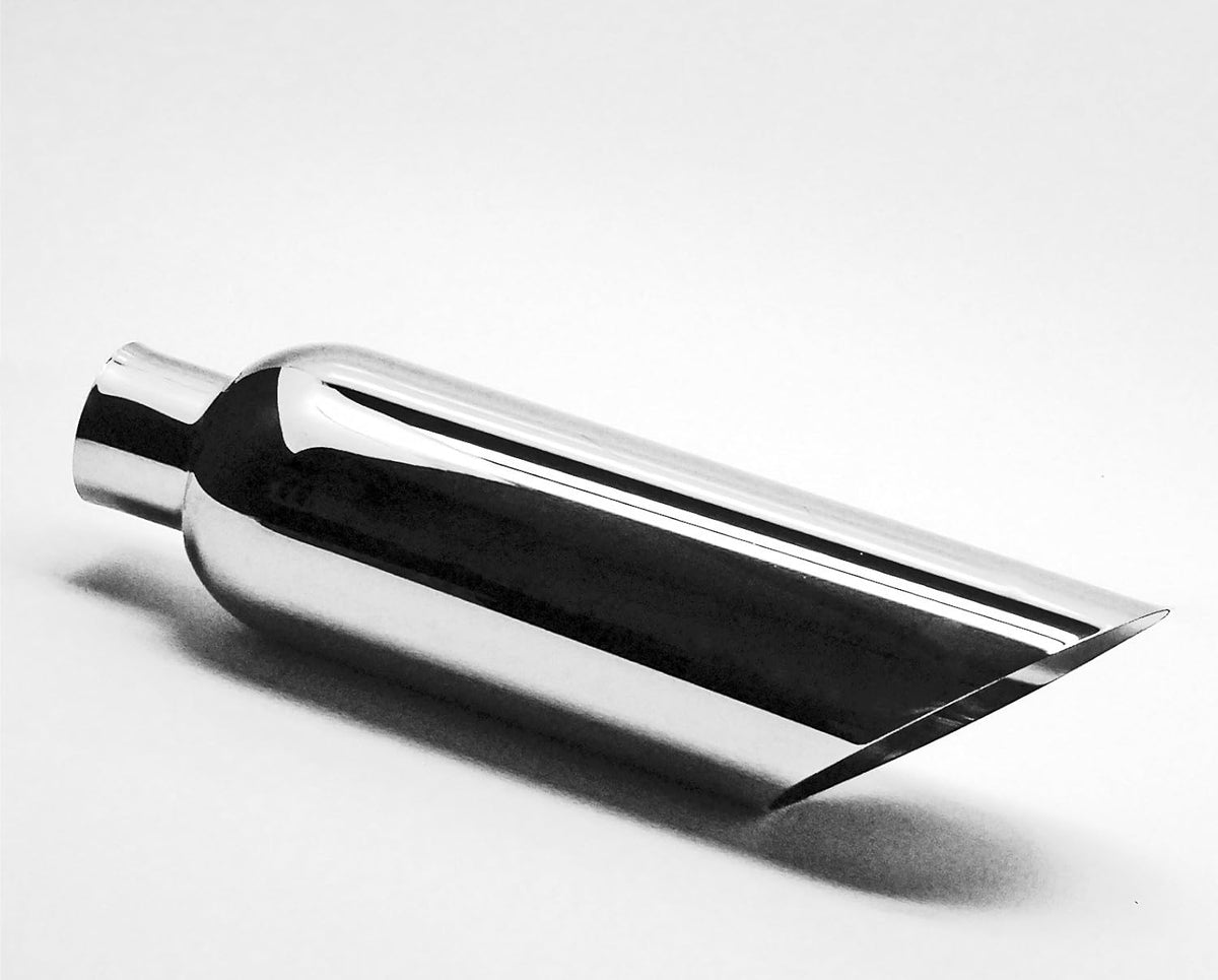 Chrome Plated Slant Cut Exhaust Tip V82132