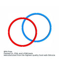 Sealing Rings Pack of 2 Red & Blue H830