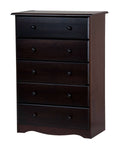 100% Solid Wood 5-Drawer Chest K464