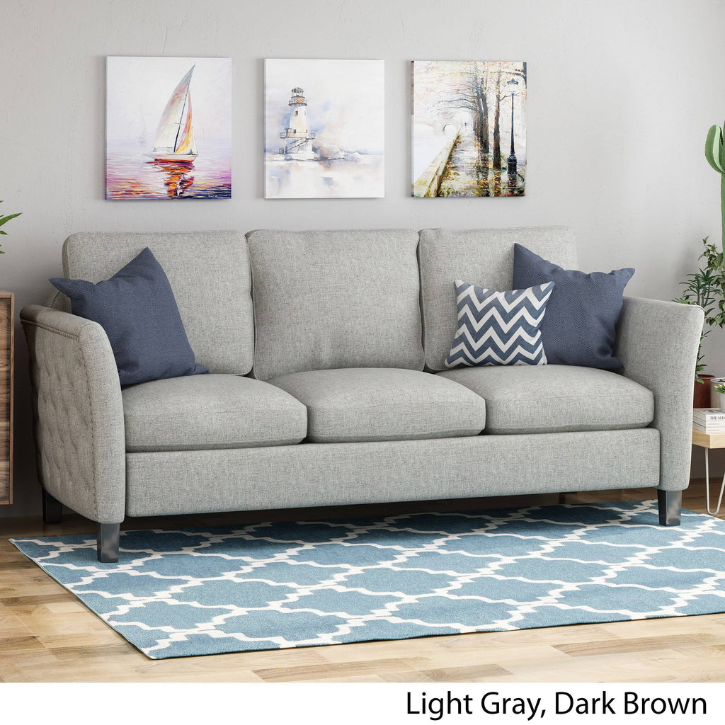 Beige Fabric Sofa J34805