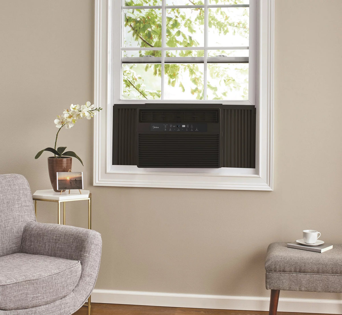 10,000 BTU 115V Smart Window AC with Remote, White U2617