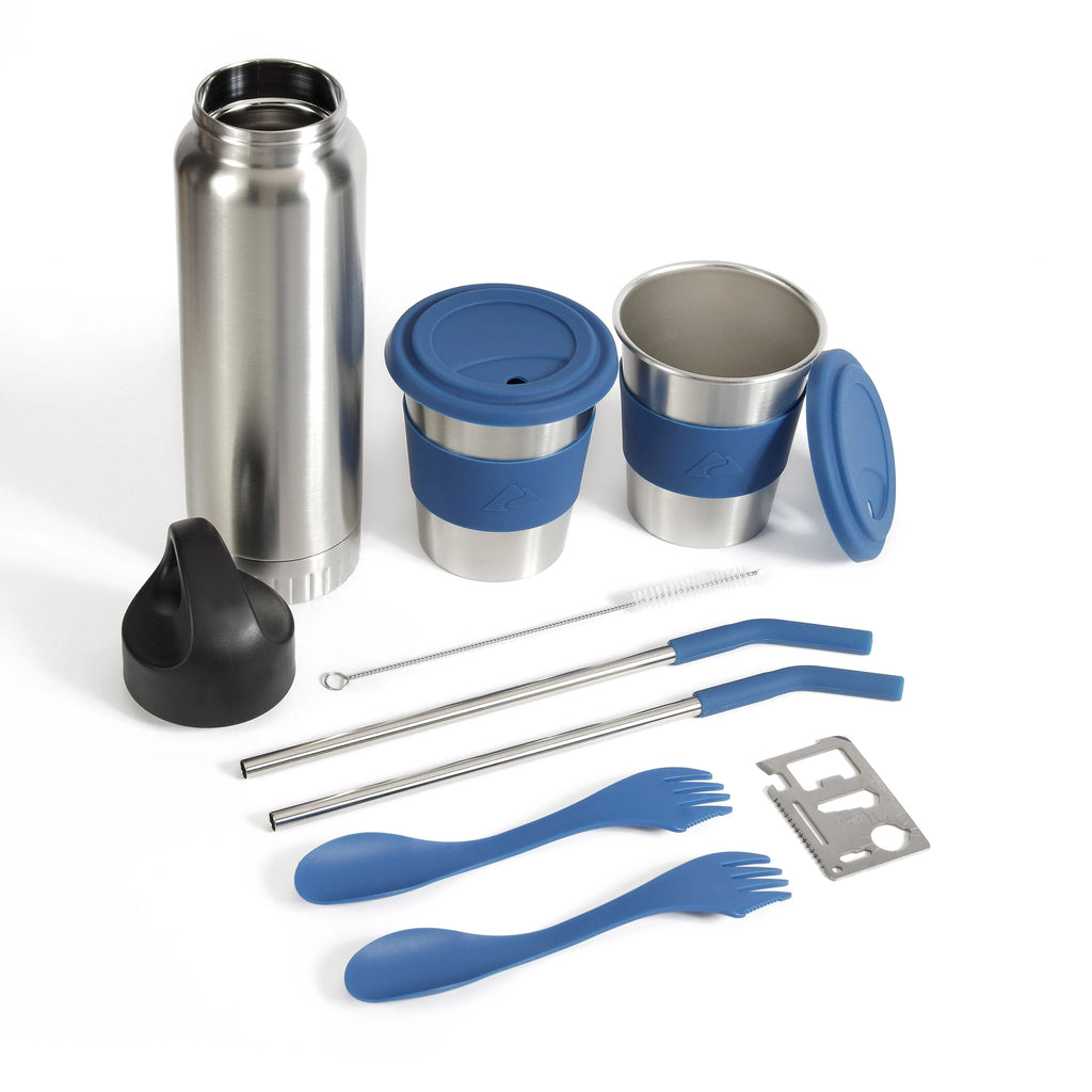 10 Piece Reusable Cutlery & Drinkware Combo Set R821256