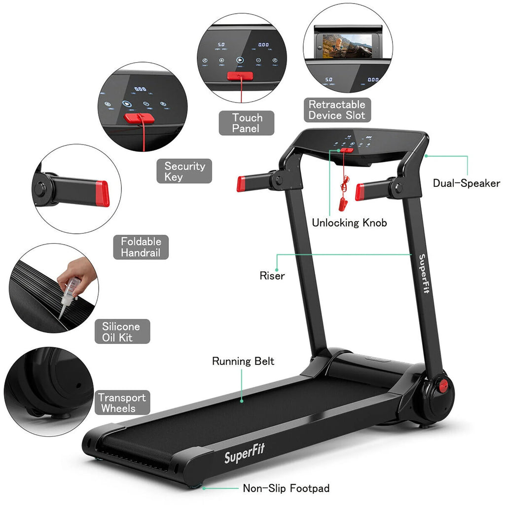 Folding Electric Treadmill Running Machine Z491
