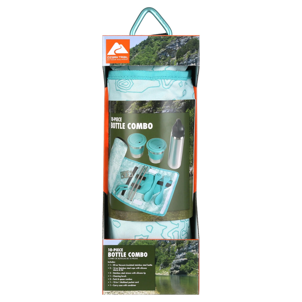 10 Piece Reusable Cutlery & Drinkware Combo Set R821256