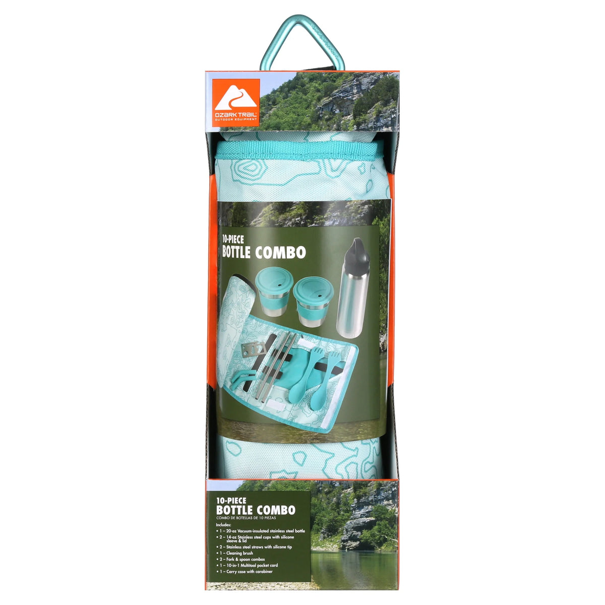 10 Piece Reusable Cutlery & Drinkware Combo Set R821256