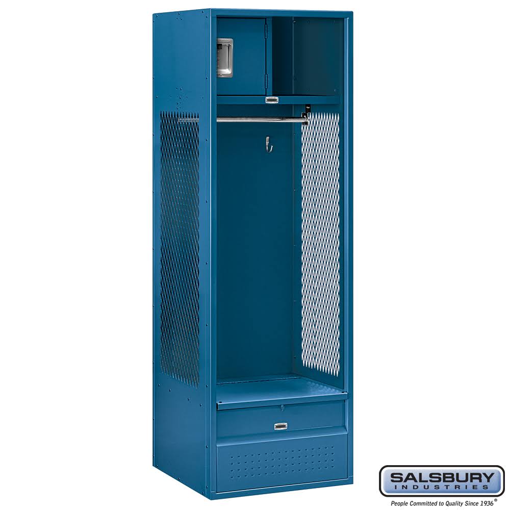 Open Access Locker 24Wx72Hx24"d Blue L356